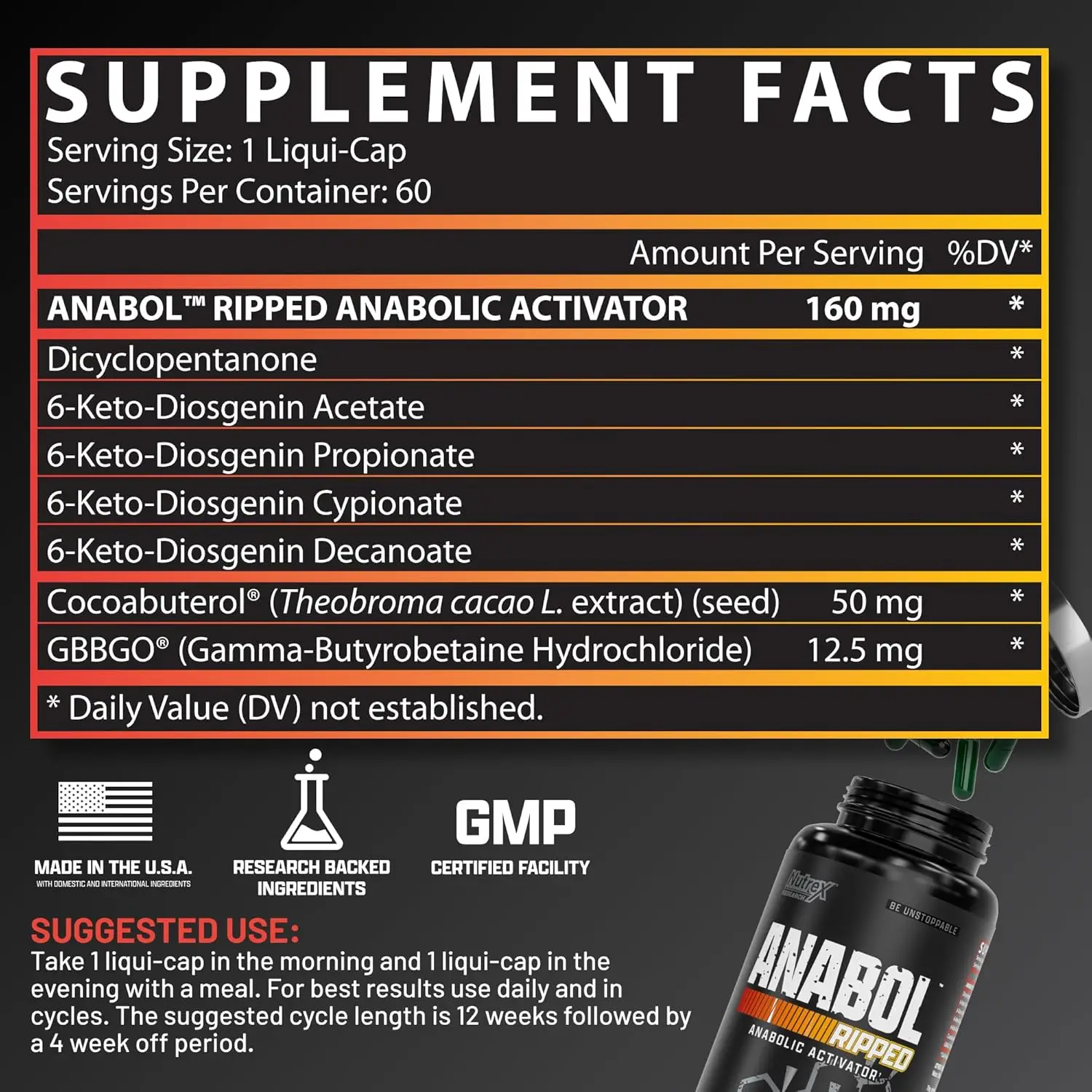 أنابول ممزق - مكمل متطور لنمو  - مراجعة Pre Workout Supplement وسعره