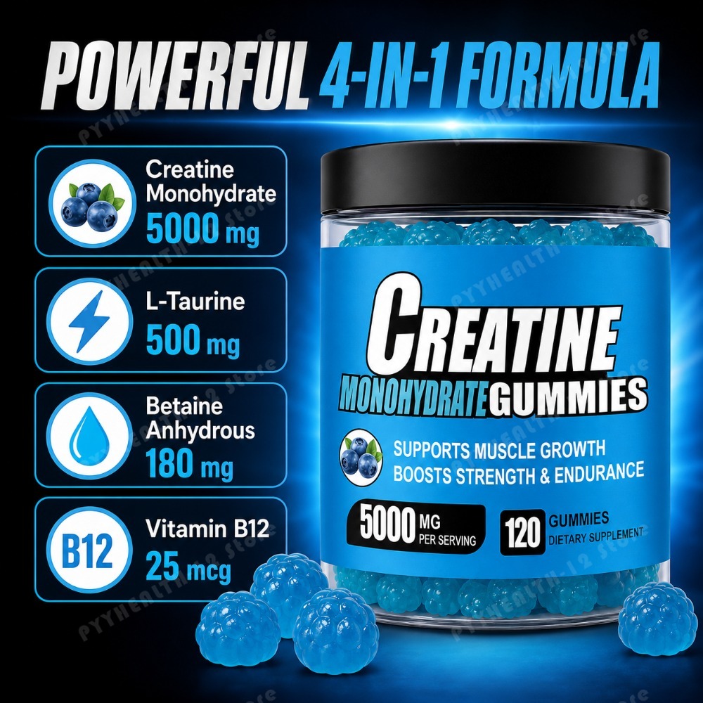 حلوى الكرياتين مونوهيدرات 5000 - مراجعة Pre Workout Supplement وسعره
