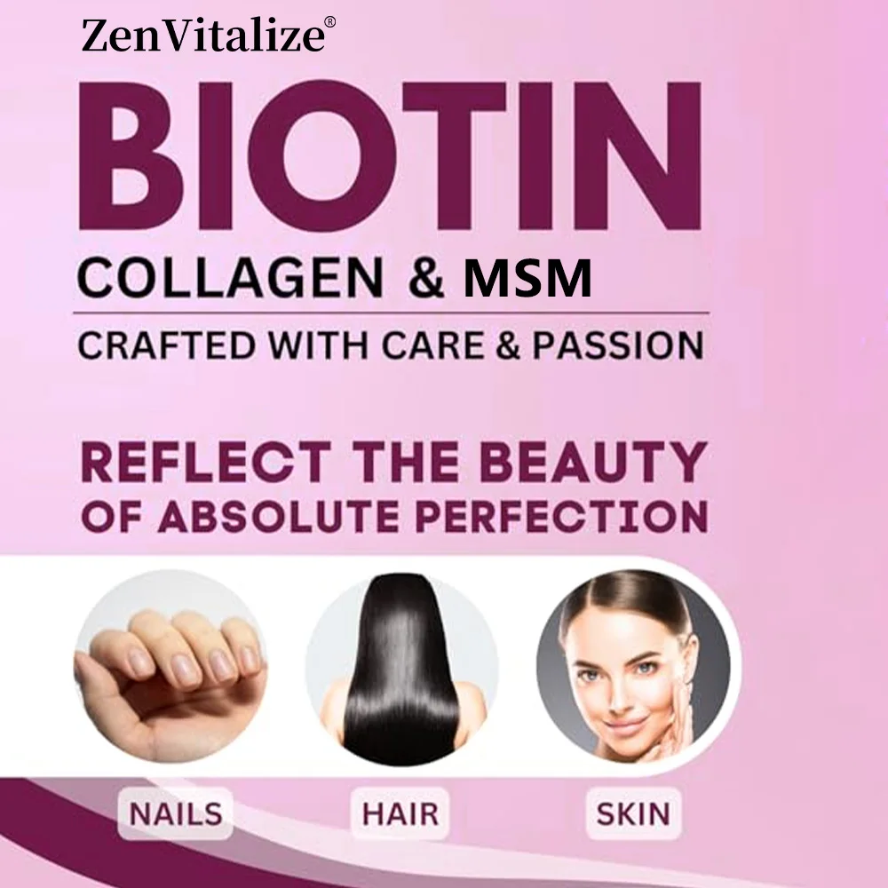 كبسولات البيوتين والكولاجين -  - مراجعة Biotin Hair Growth وسعره
