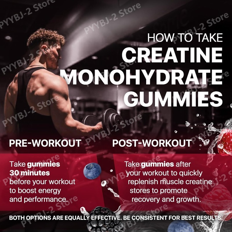 حلوى الكرياتين مونوهيدرات بنكه - مراجعة Pre Workout Supplement وسعره